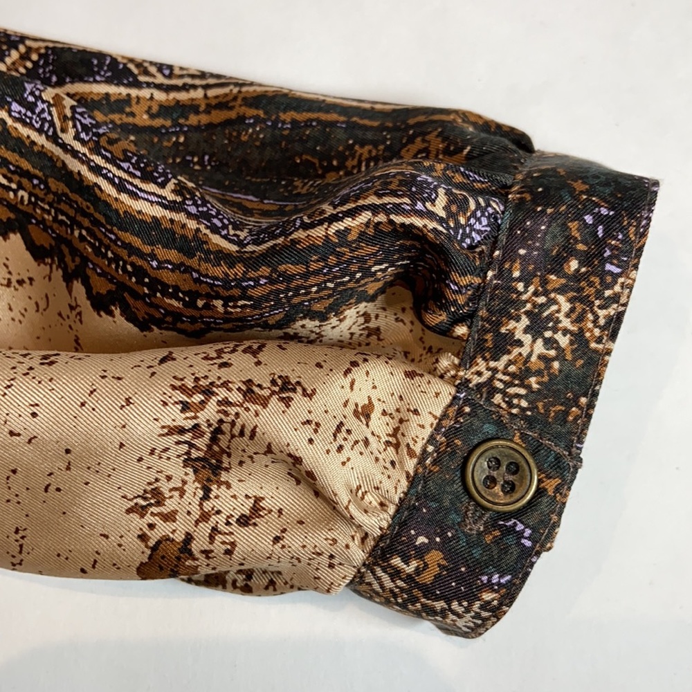 100% Silk Twelfth Street by Cynthia Vincent Blouse - Picture 6 of 7